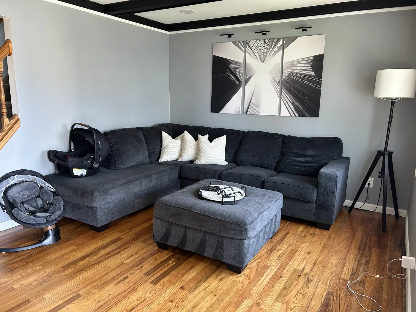 A clean, ready living room in a home prepared for its next chapter