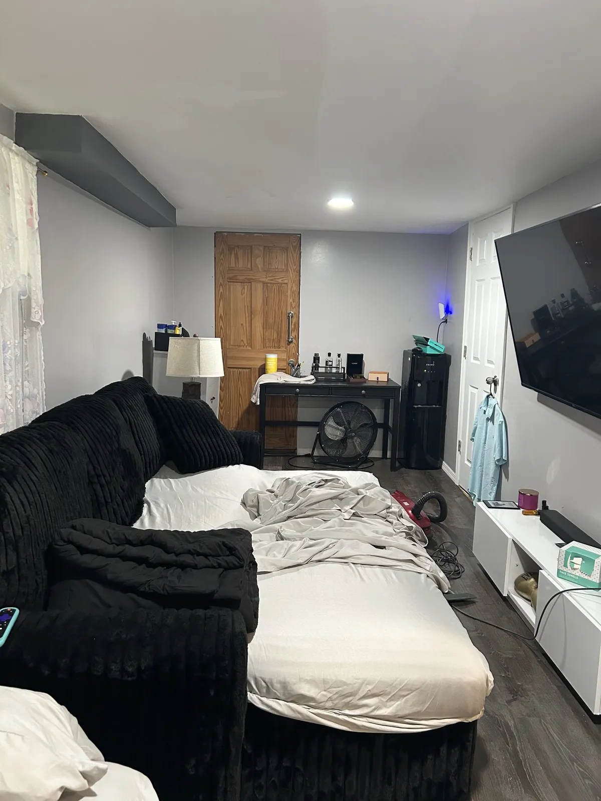 Before: bedroom deep clean